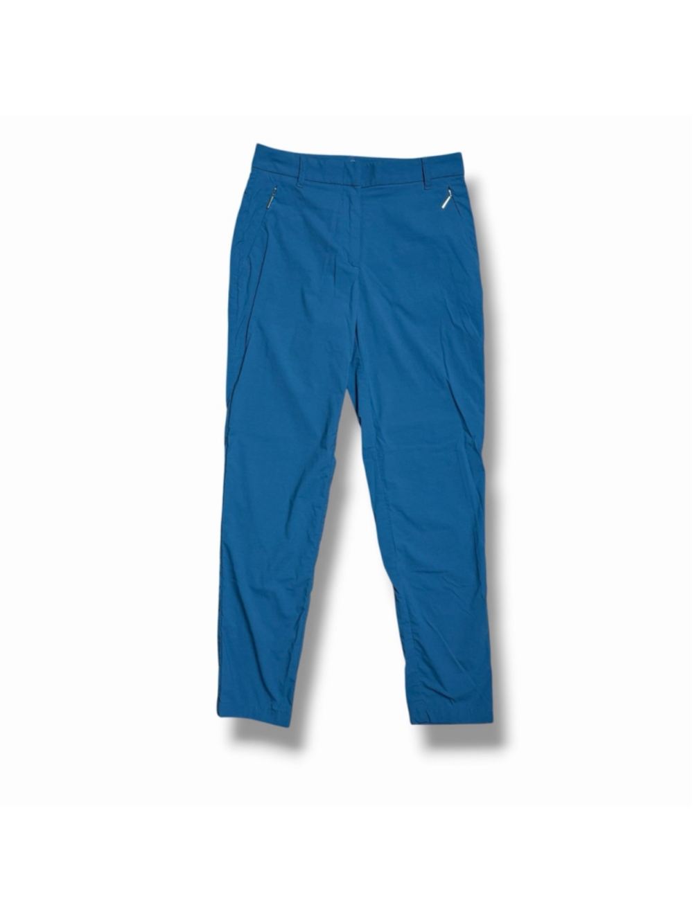 Anatomie Thea Pants Womens Small Blue Curvy Straight Leg Office Preppy Casual